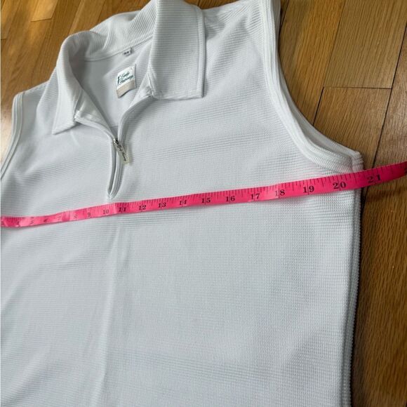 Lady fairway white quarter zip tank - Picture 6 of 7